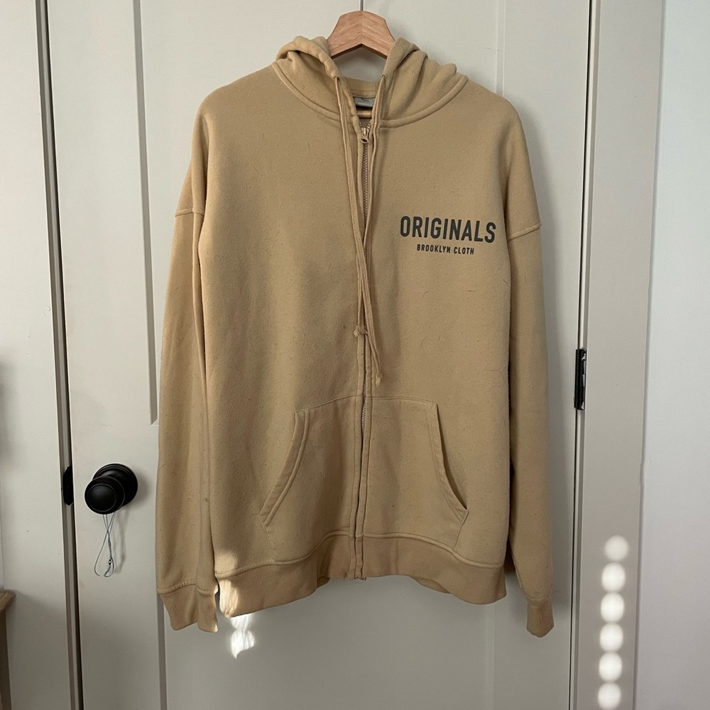 Brooklyn Cloth Originals Tan Hoodie Jacket